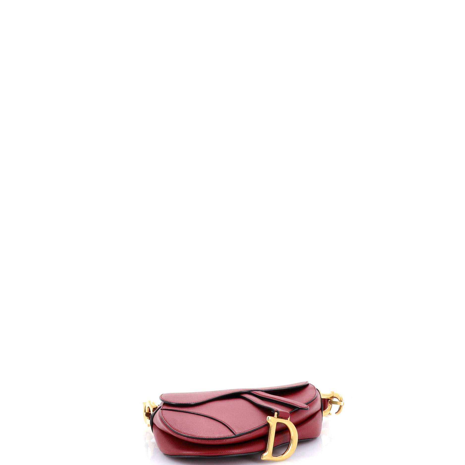 Saddle Handbag Leather Medium