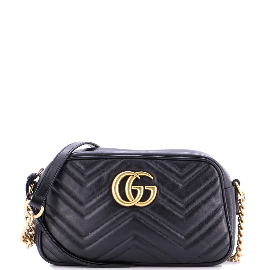 GG Marmont Shoulder Bag Matelasse Leather Small