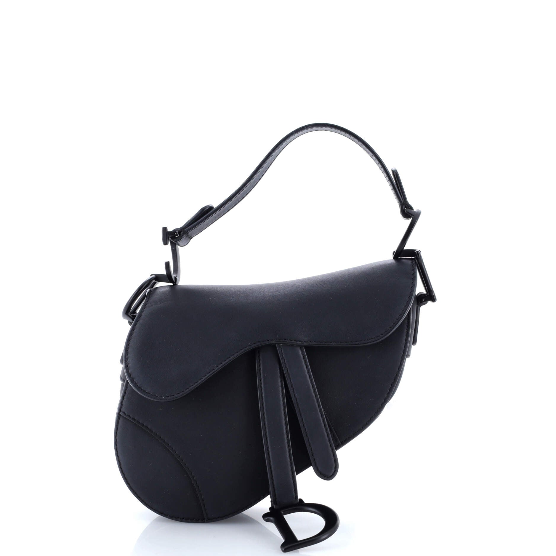 Ultra Matte Saddle Handbag Leather Mini