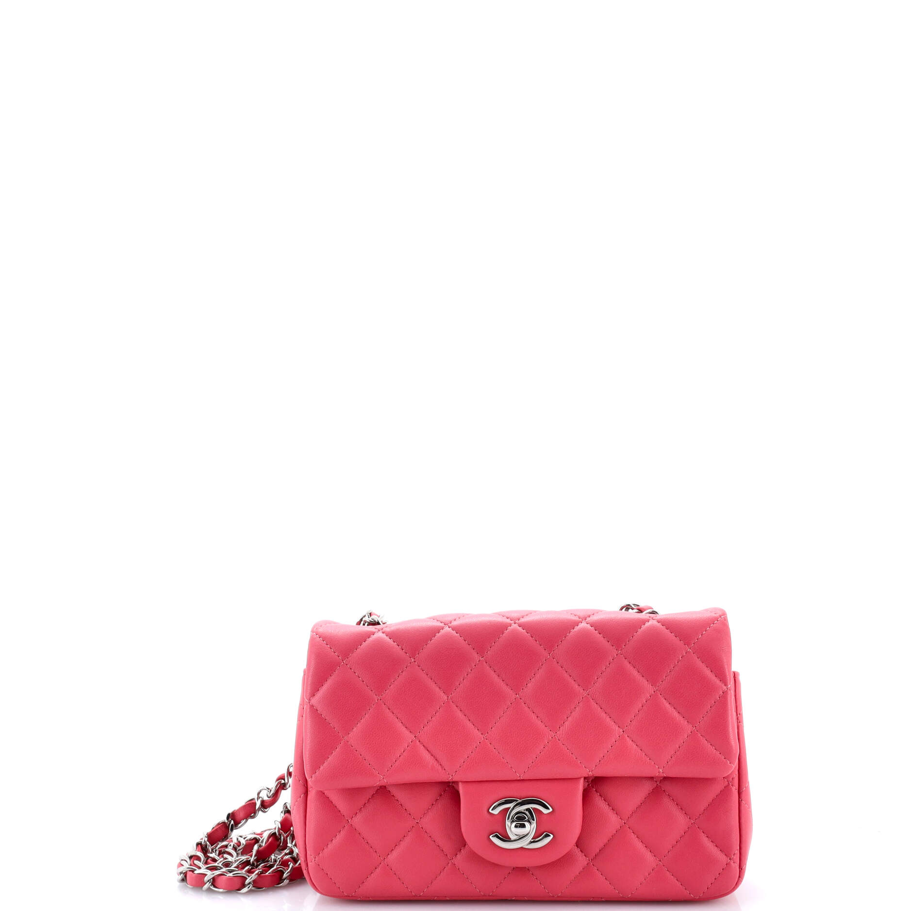 Classic Single Flap Bag Quilted Lambskin Mini