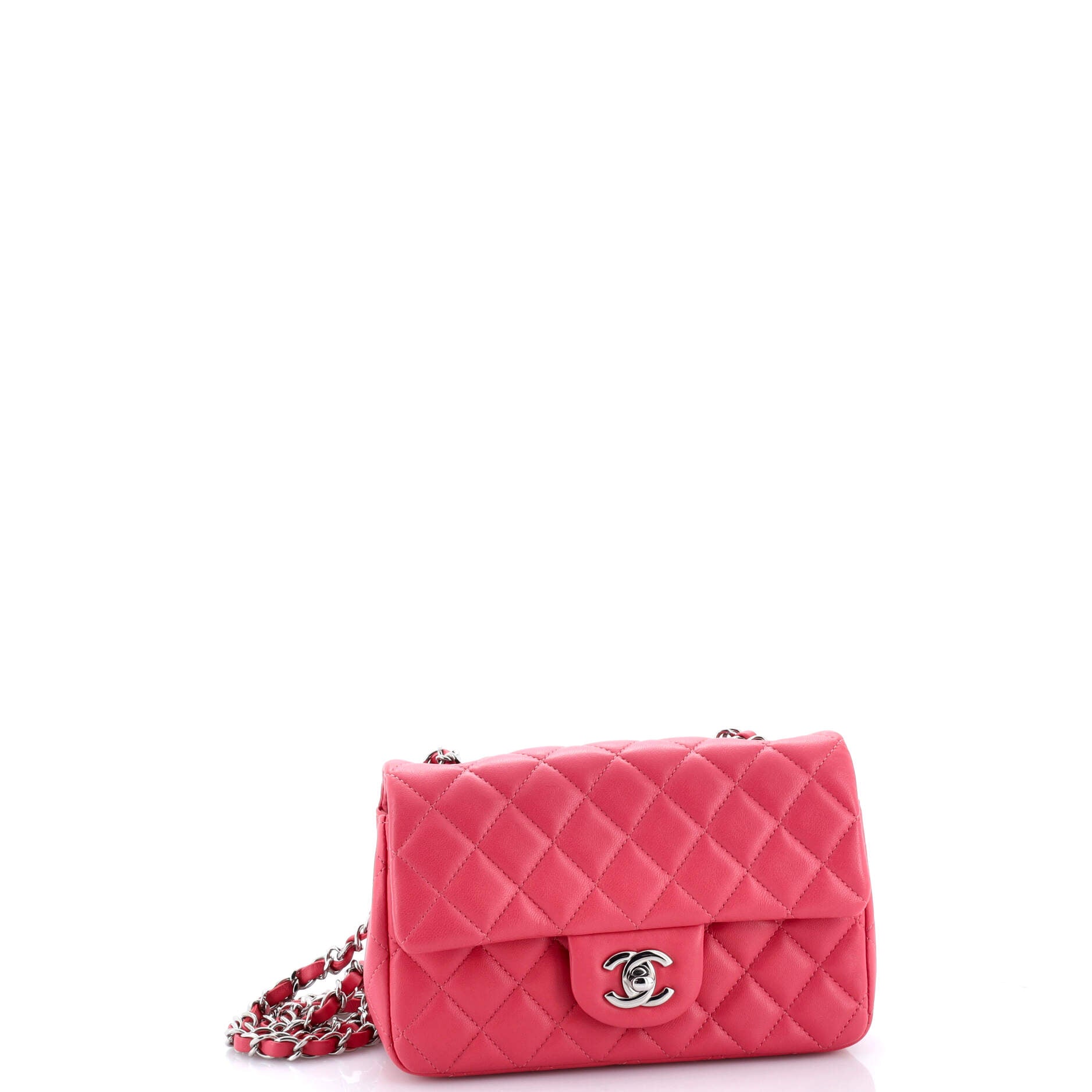 Classic Single Flap Bag Quilted Lambskin Mini