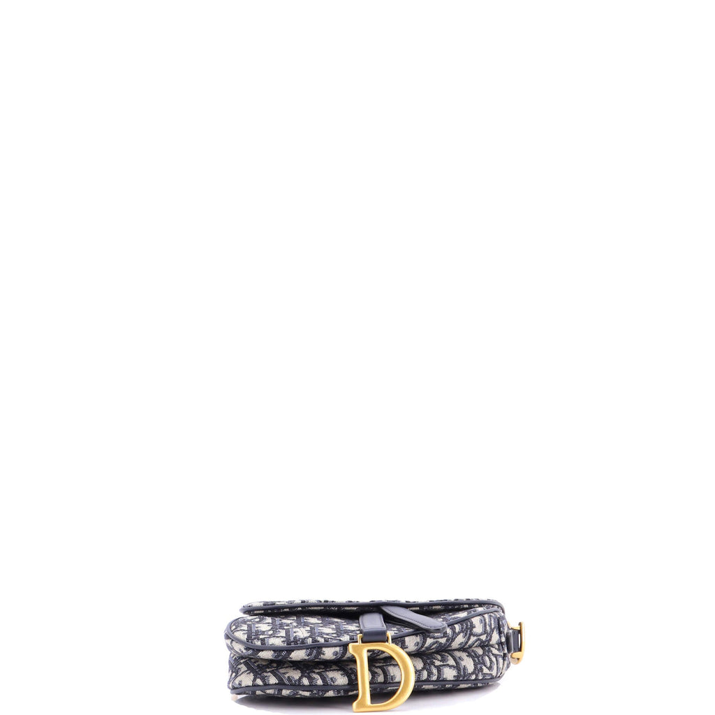 Saddle Handbag Oblique Canvas Mini