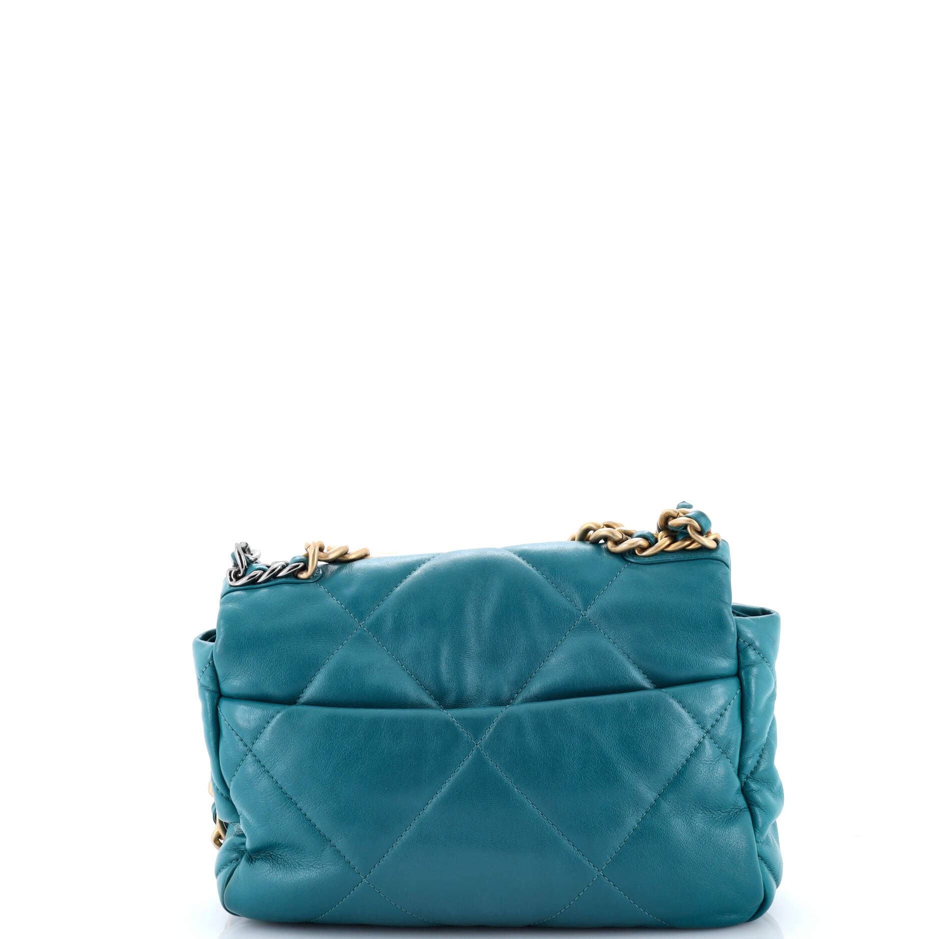 19 Flap Bag Quilted Leather Medium
