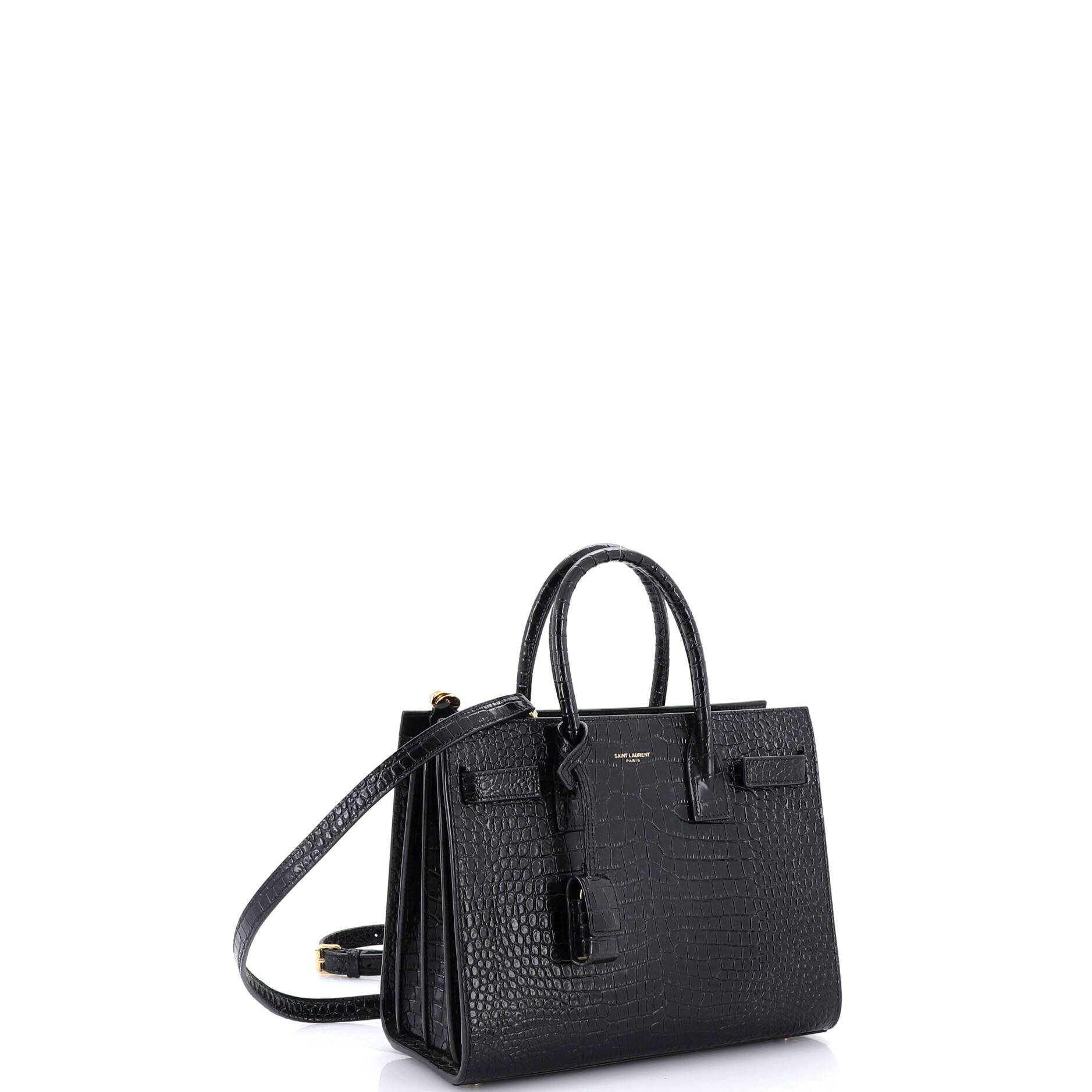 Sac de Jour NM Bag Crocodile Embossed Leather Baby