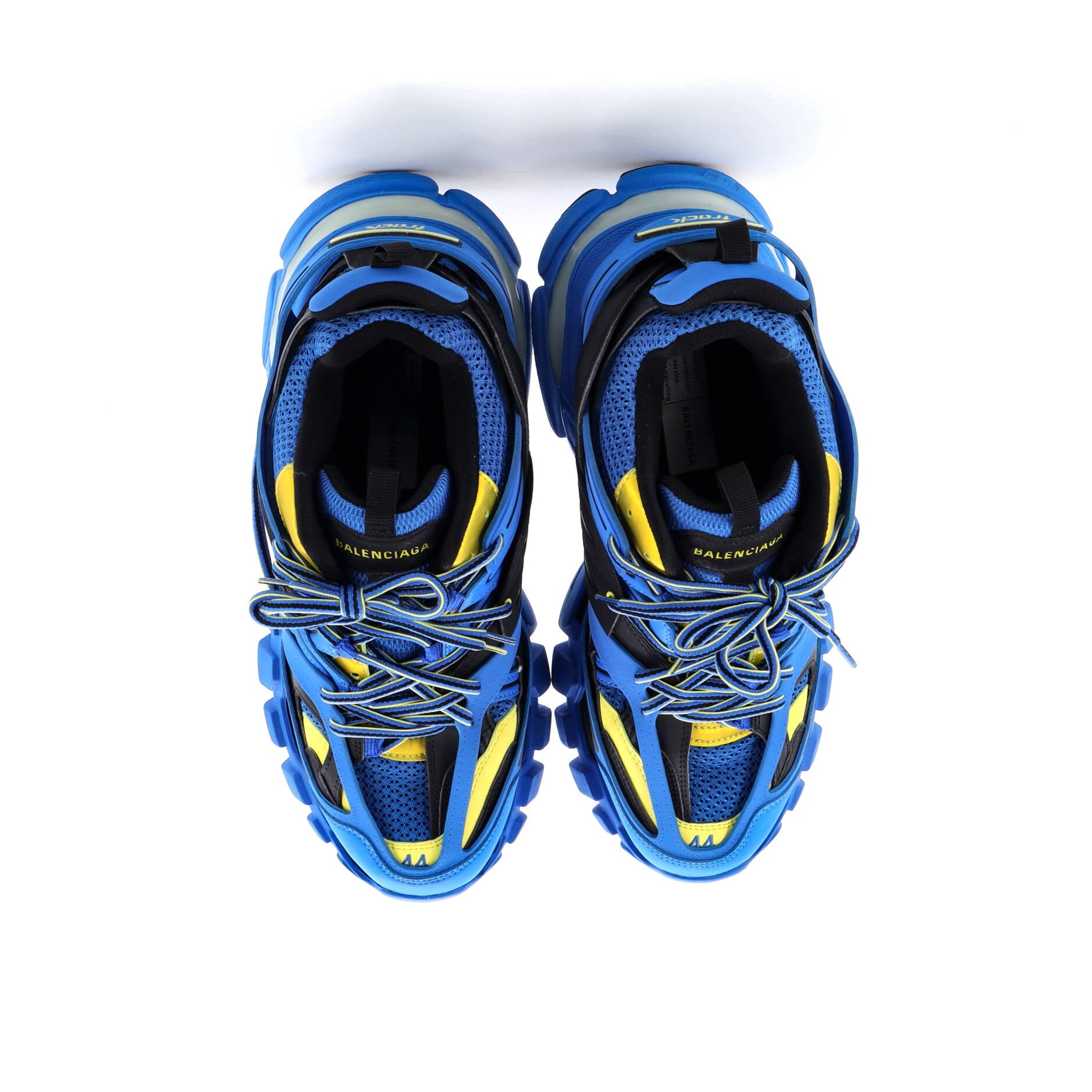 Men's Track LED Sneakers Fabric and Rubber