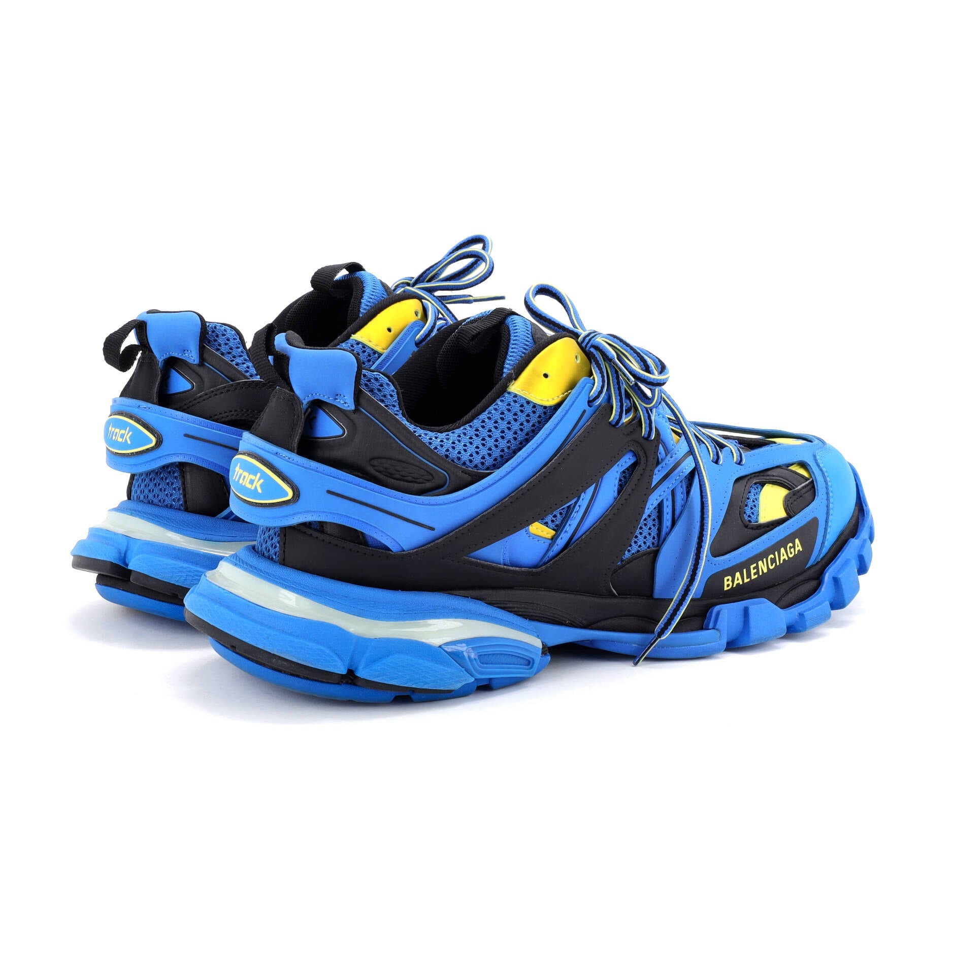 Men's Track LED Sneakers Fabric and Rubber