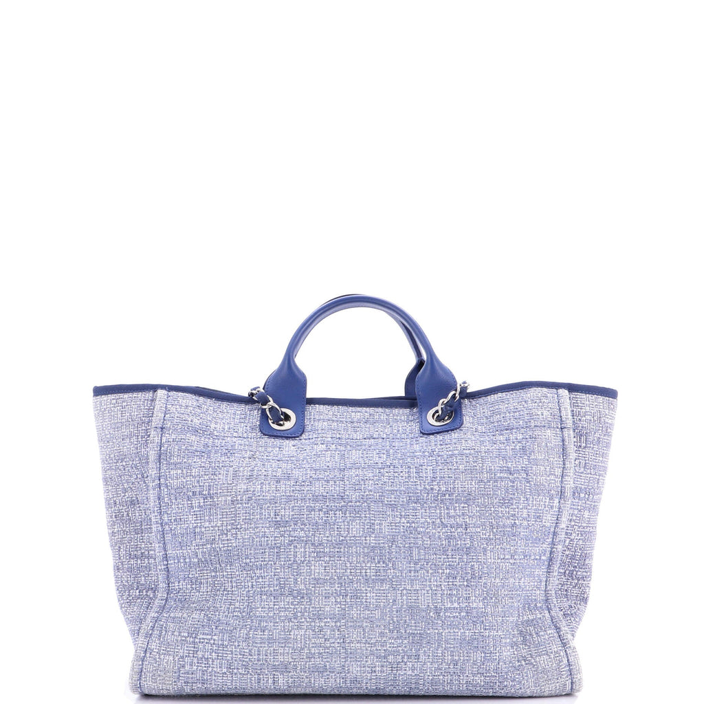 Deauville Tote Raffia with Glitter Detail Medium