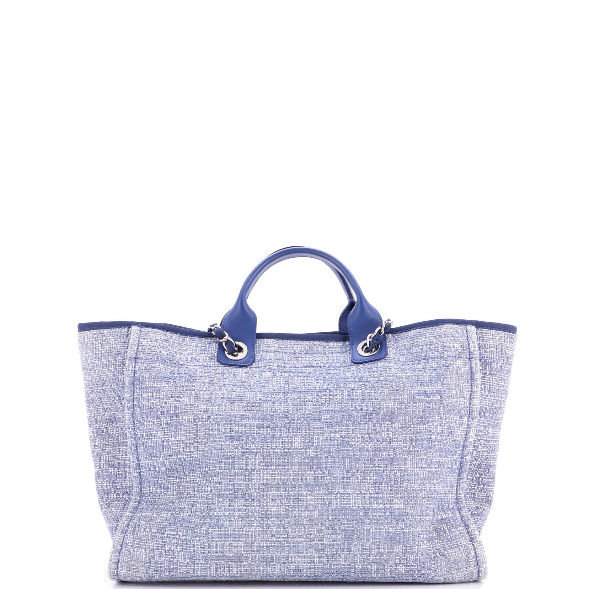 Deauville Tote Raffia with Glitter Detail Medium