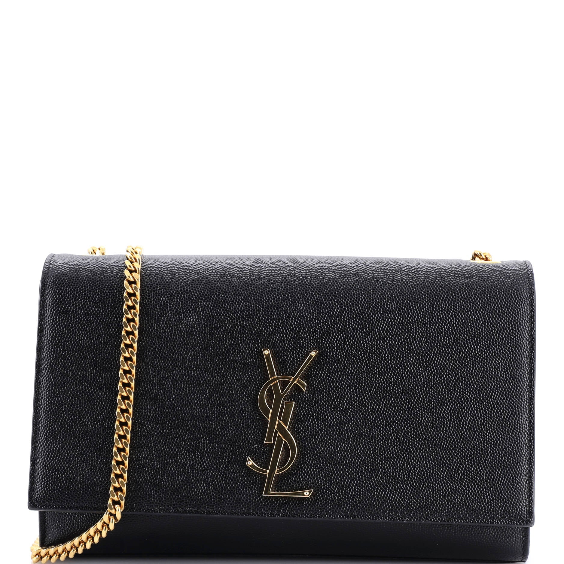 Classic Monogram Crossbody Bag Grainy Leather Medium
