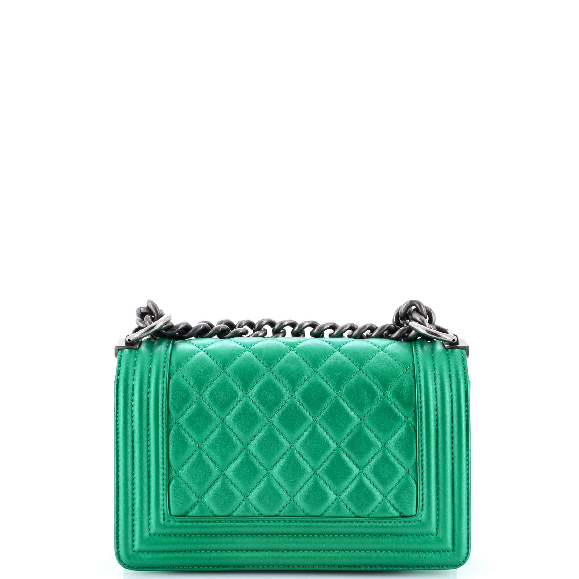 Boy Flap Bag Quilted Lambskin Small