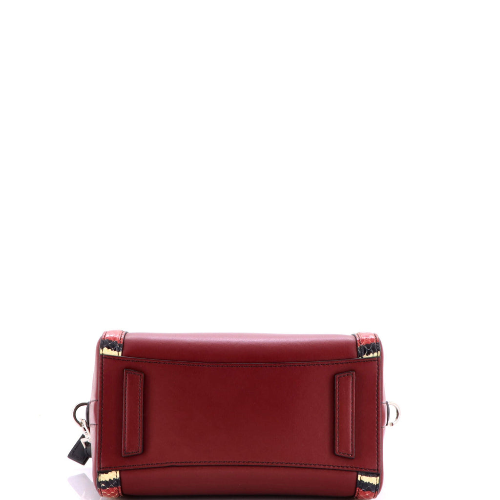 Antigona Bag Leather with Snakeskin Mini