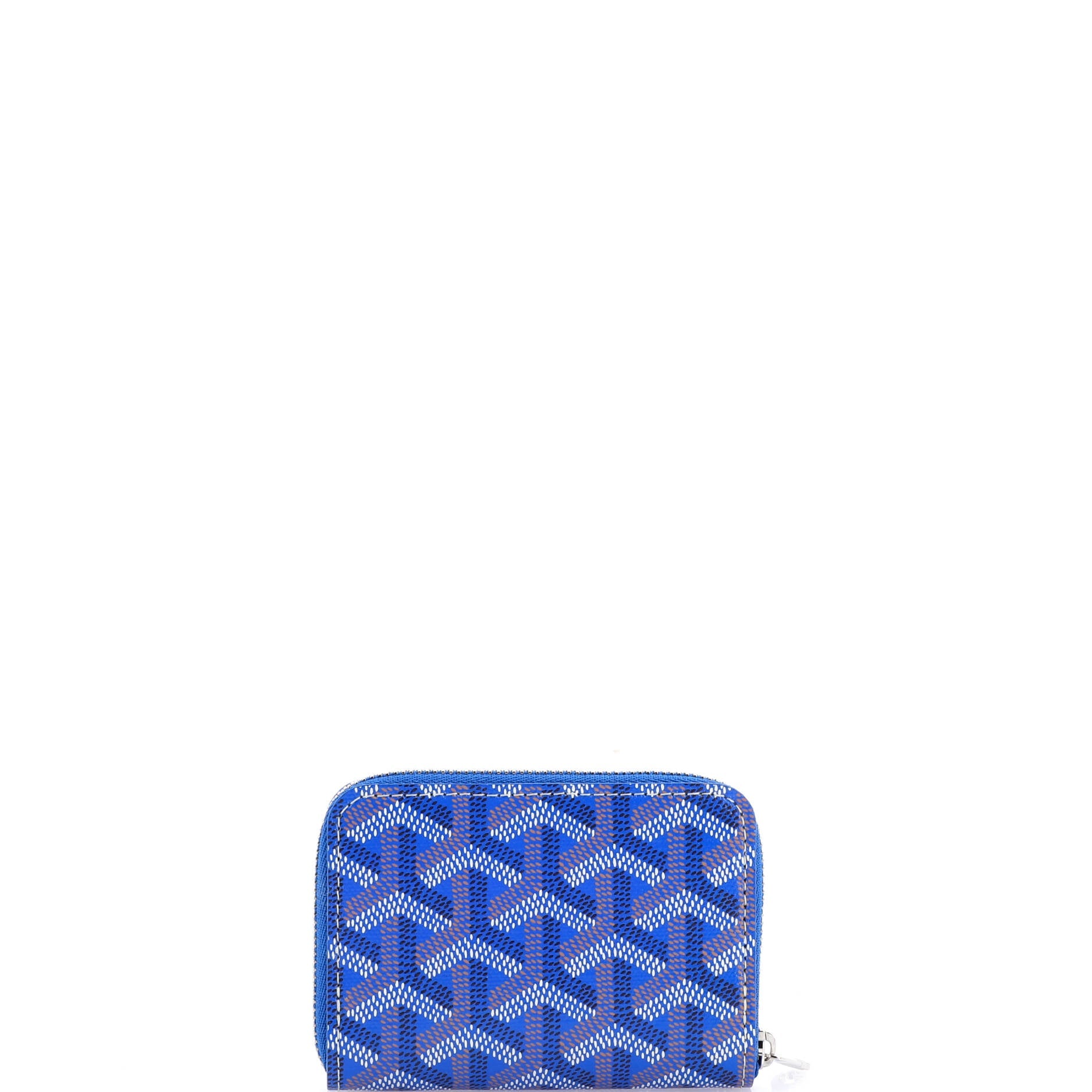Matignon Zip Wallet Coated Canvas with Leather Mini