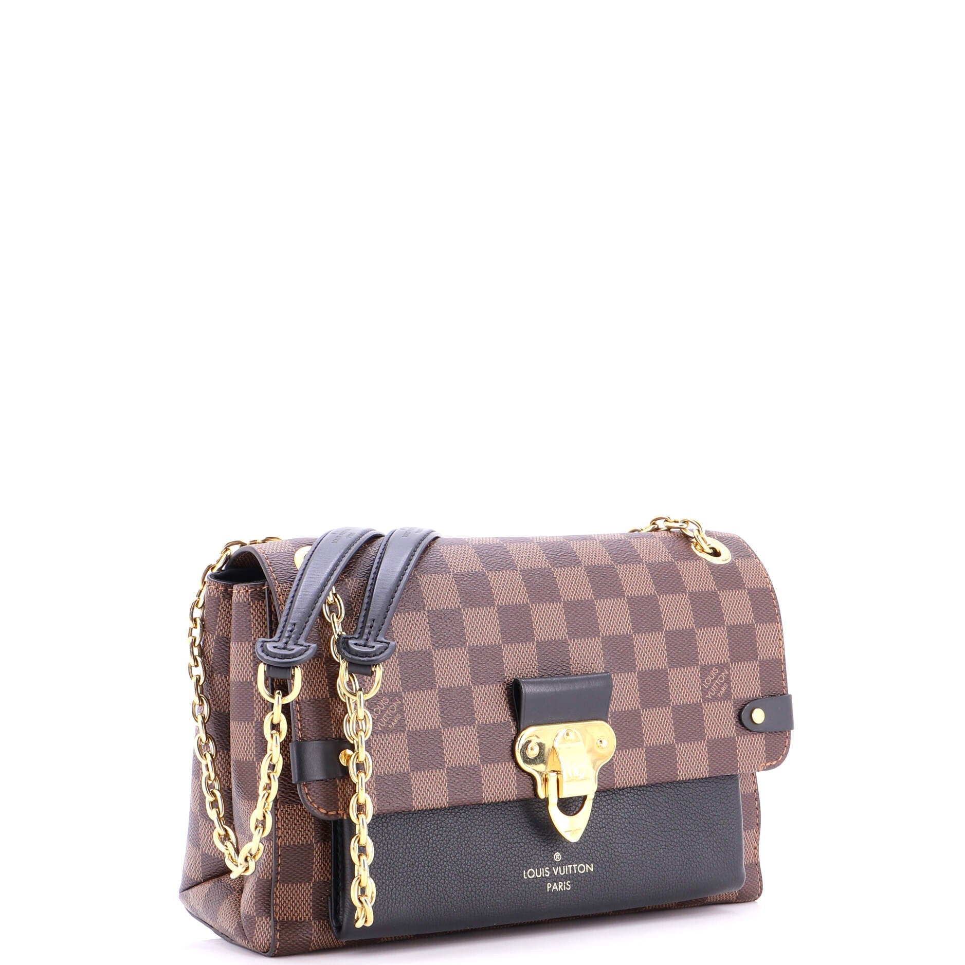 Vavin Handbag Damier with Leather PM