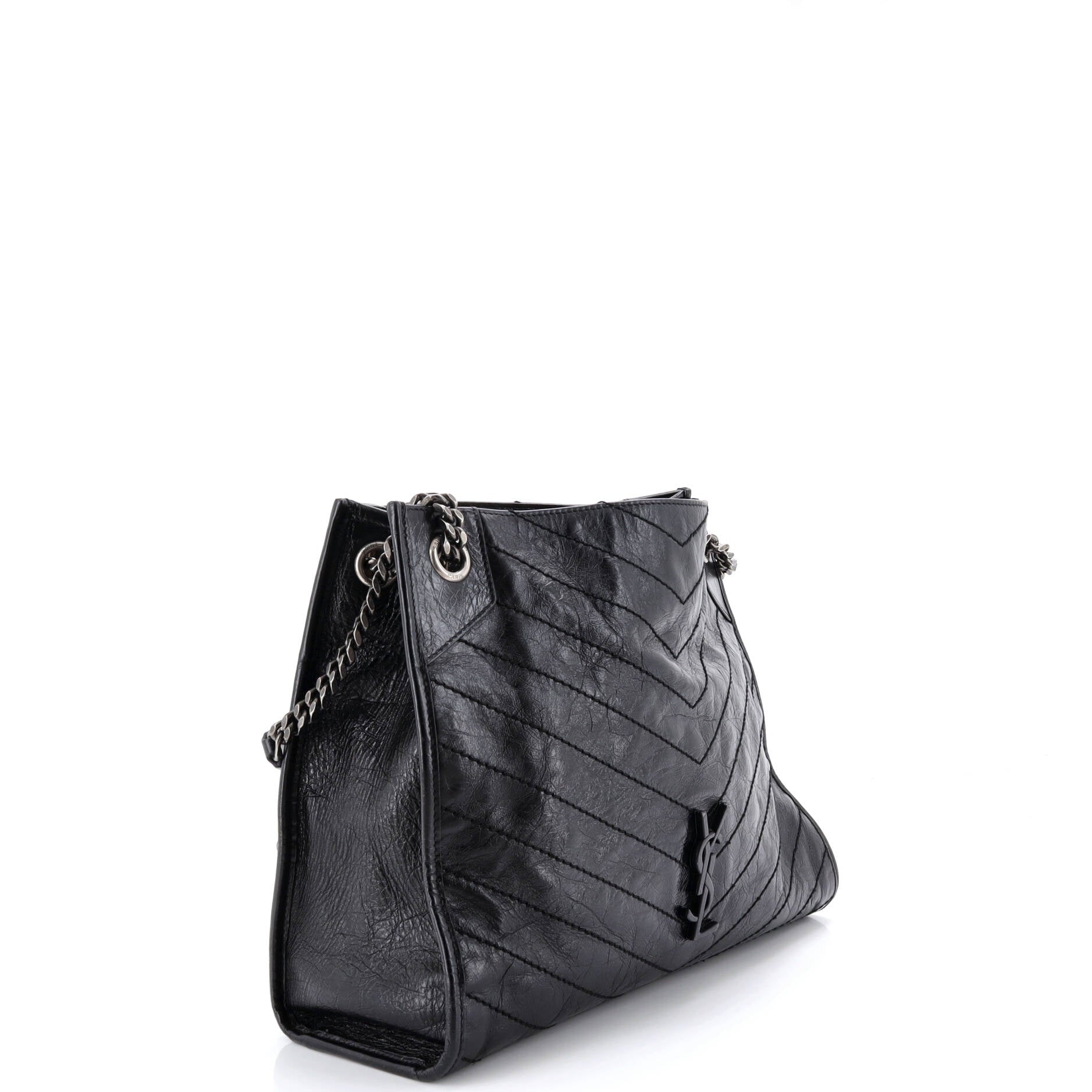 Niki Shopping Tote Matelasse Chevron Leather Medium