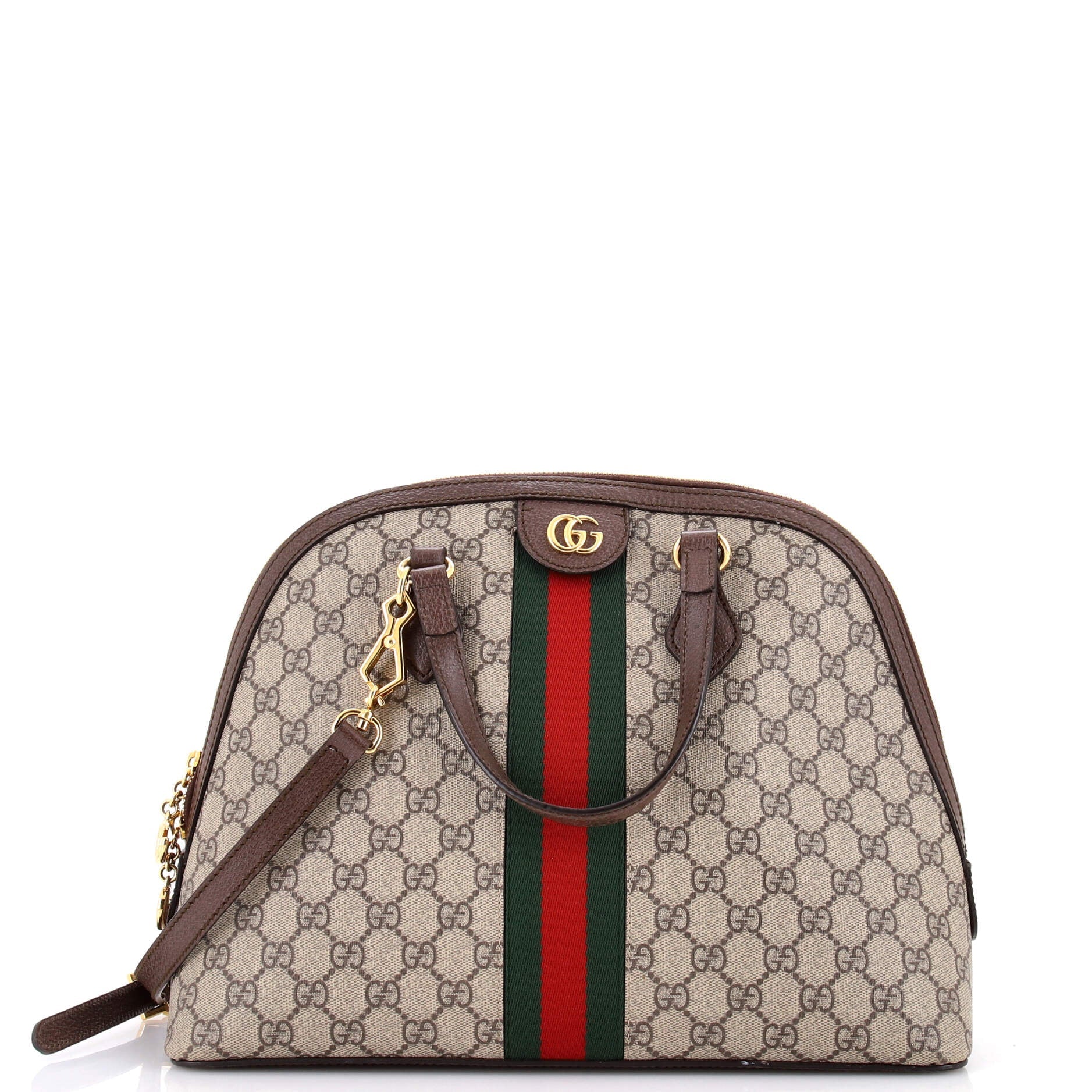 Ophidia Dome Top Handle Bag GG Coated Canvas Medium