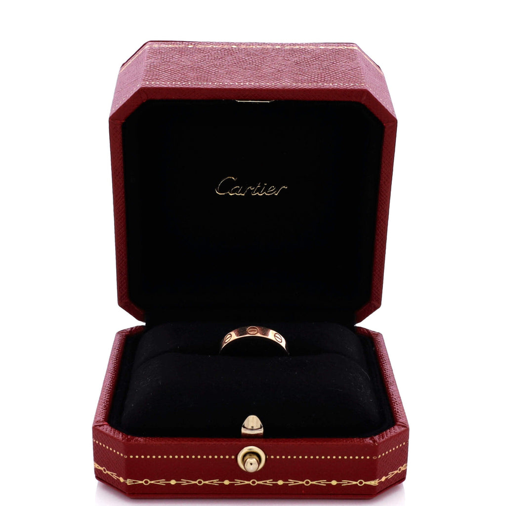 Love Wedding Band Ring 18K Rose Gold