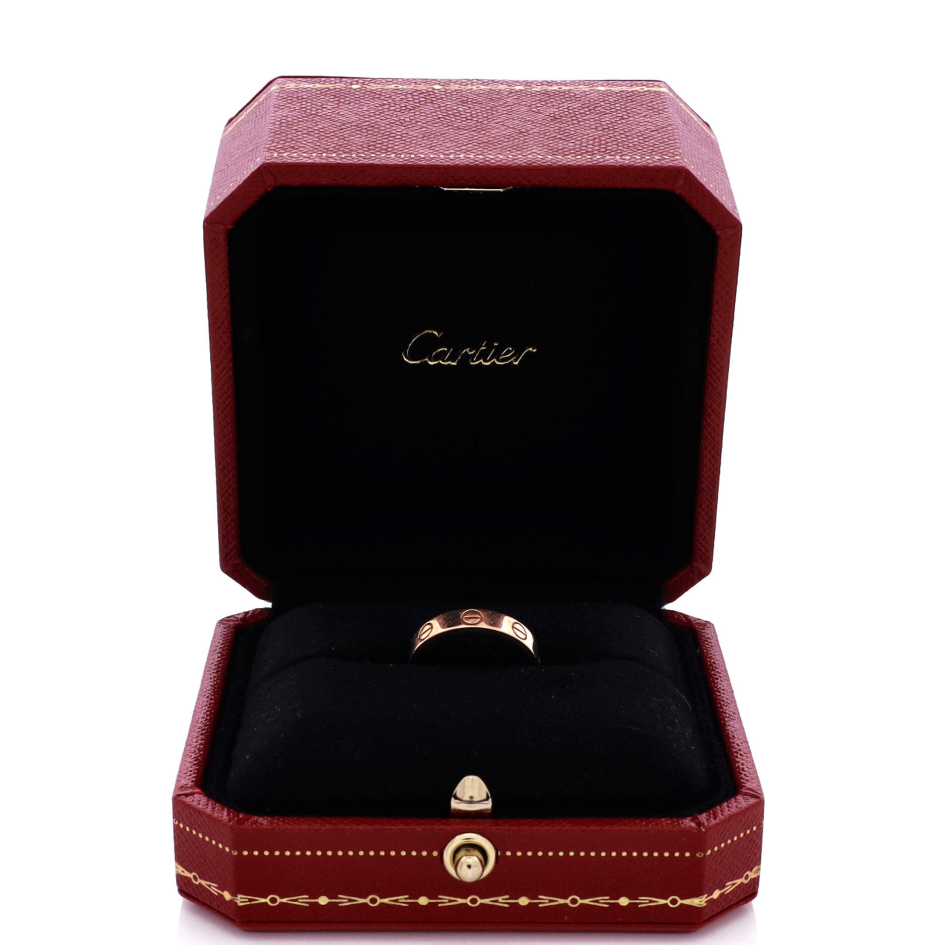 Love Wedding Band Ring 18K Rose Gold