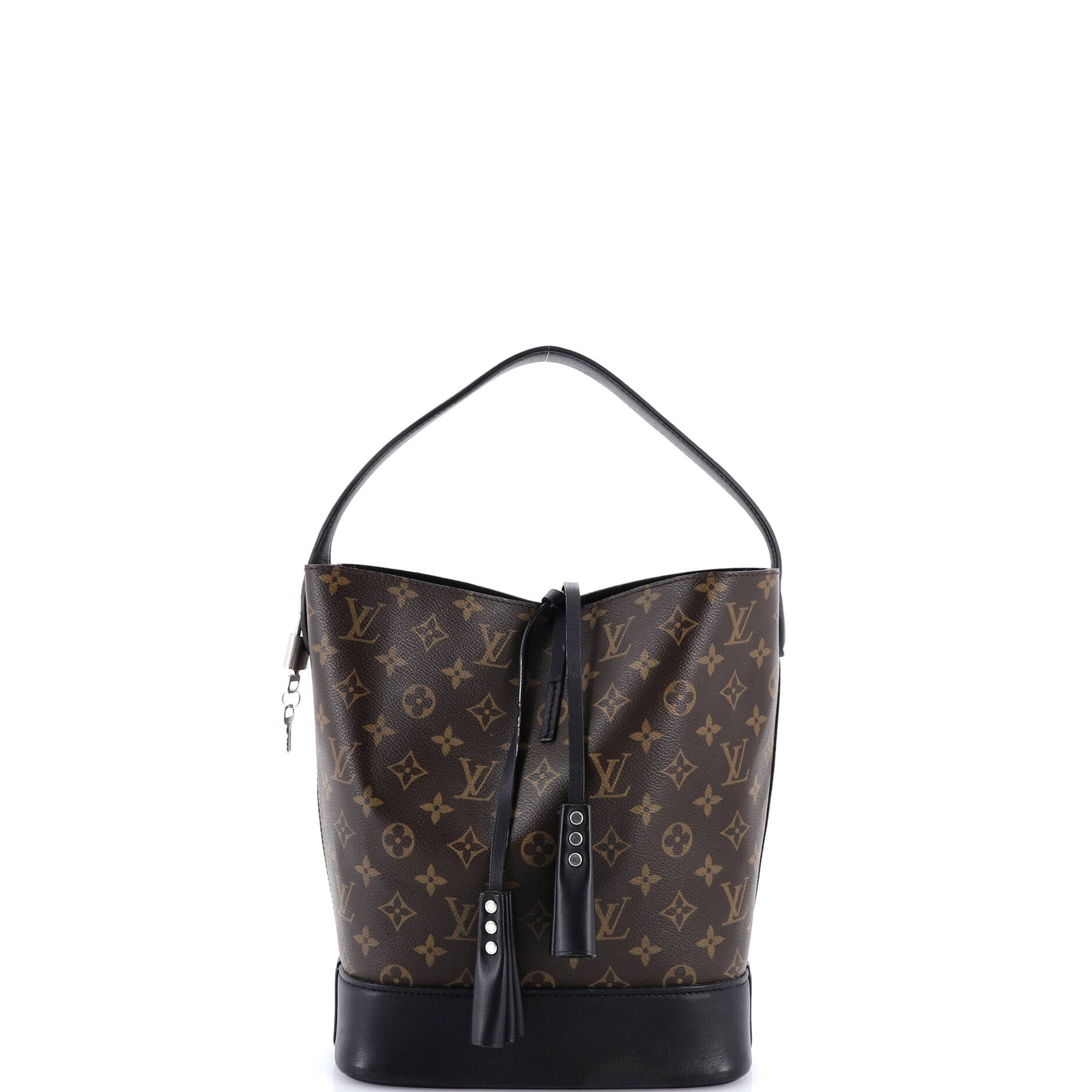 NN14 Idole Bucket Bag Monogram Canvas and Leather GM