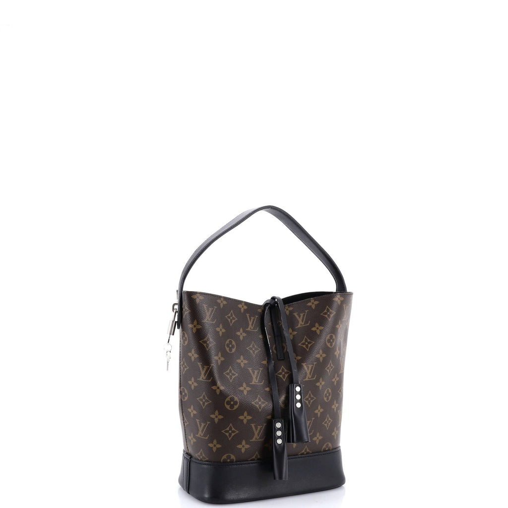 NN14 Idole Bucket Bag Monogram Canvas and Leather GM