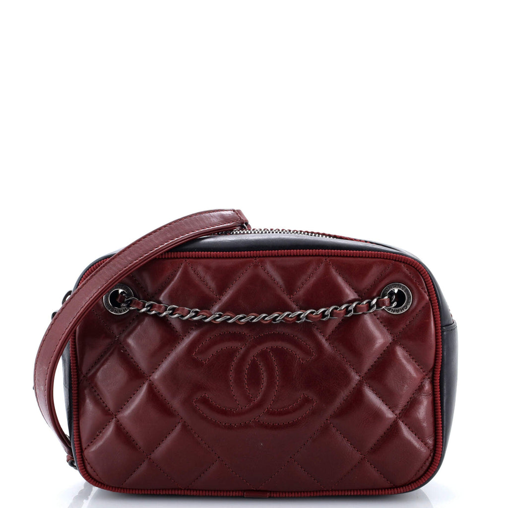 Ballerine Camera Case Bag Quilted Calfskin Small