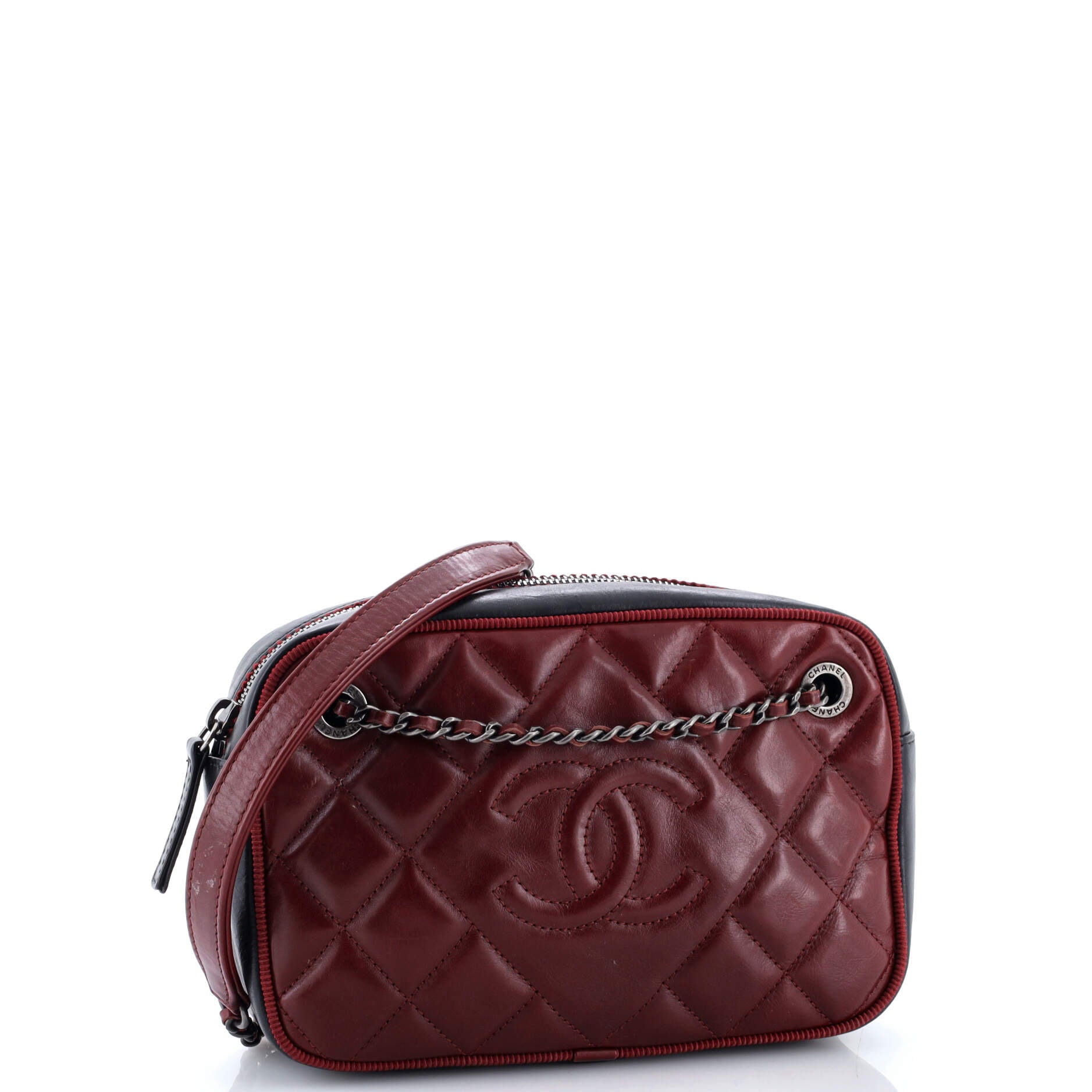 Ballerine Camera Case Bag Quilted Calfskin Small