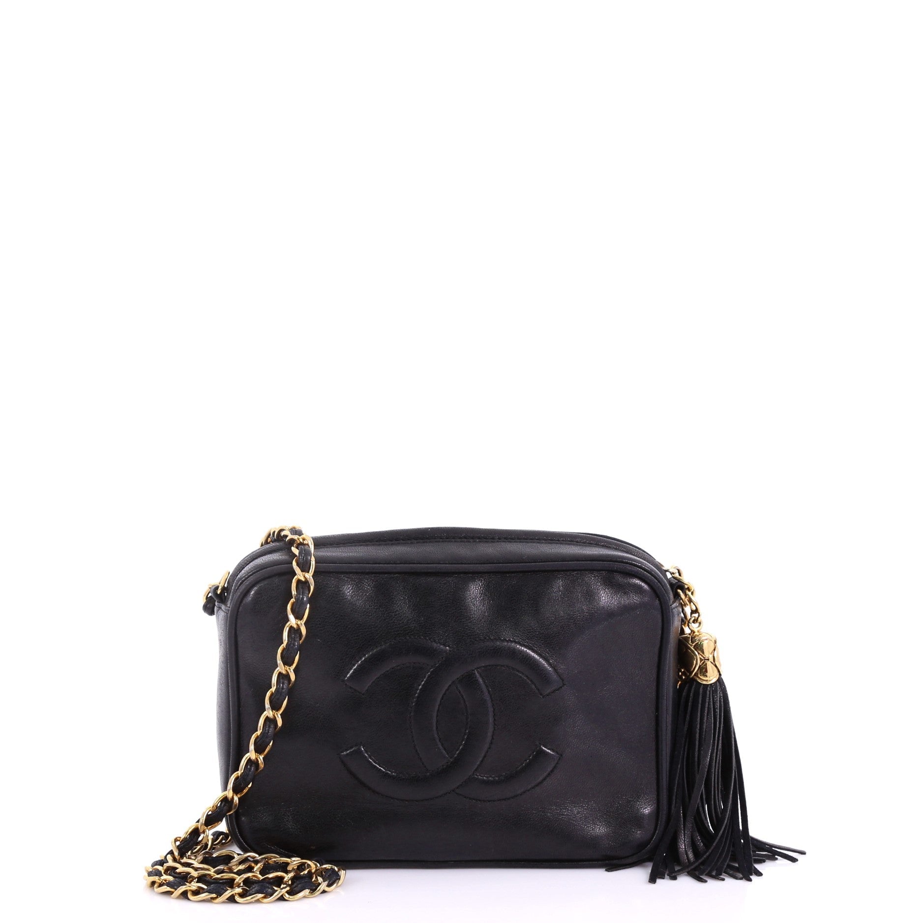Vintage Timeless Camera Tassel Bag Lambskin Mini