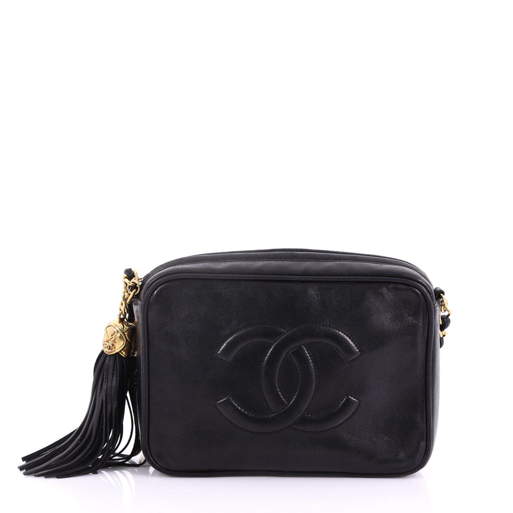 Vintage Timeless Camera Tassel Bag Lambskin Mini