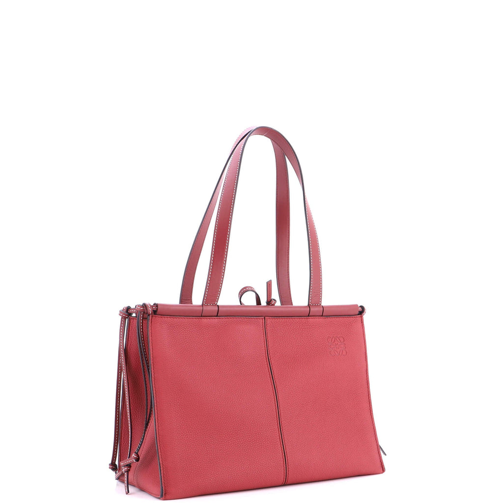 Cushion Tote Leather Small