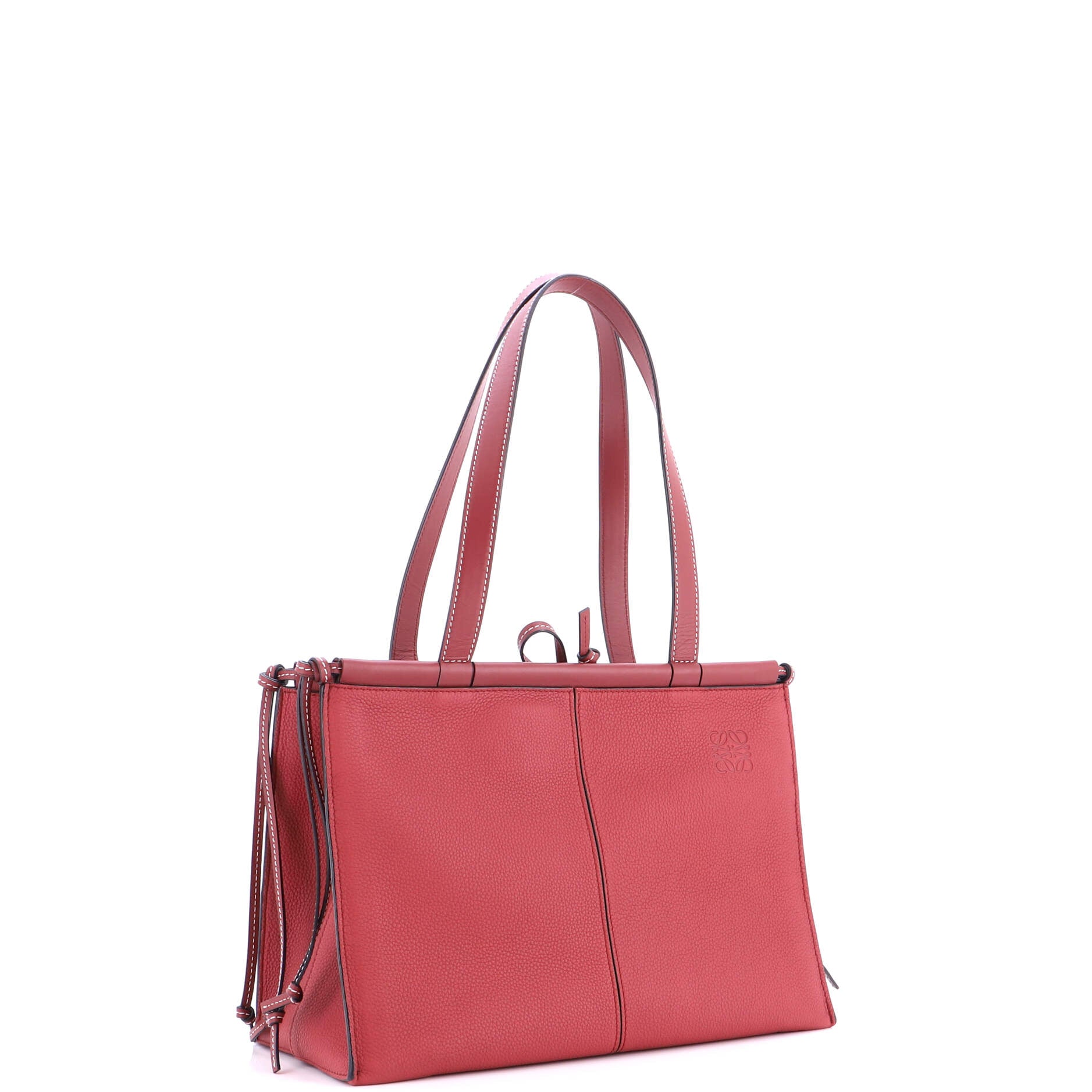 Cushion Tote Leather Small