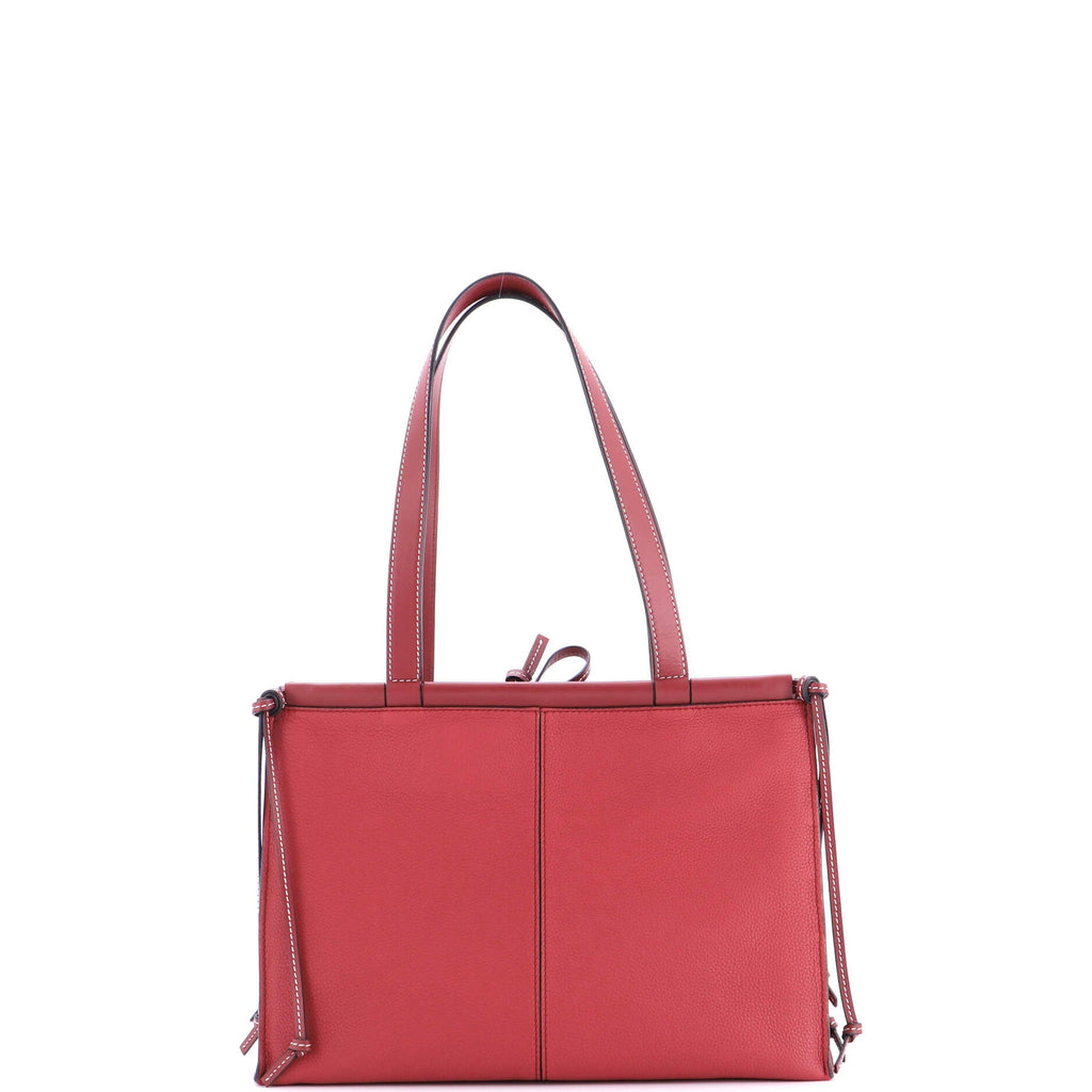 Cushion Tote Leather Small