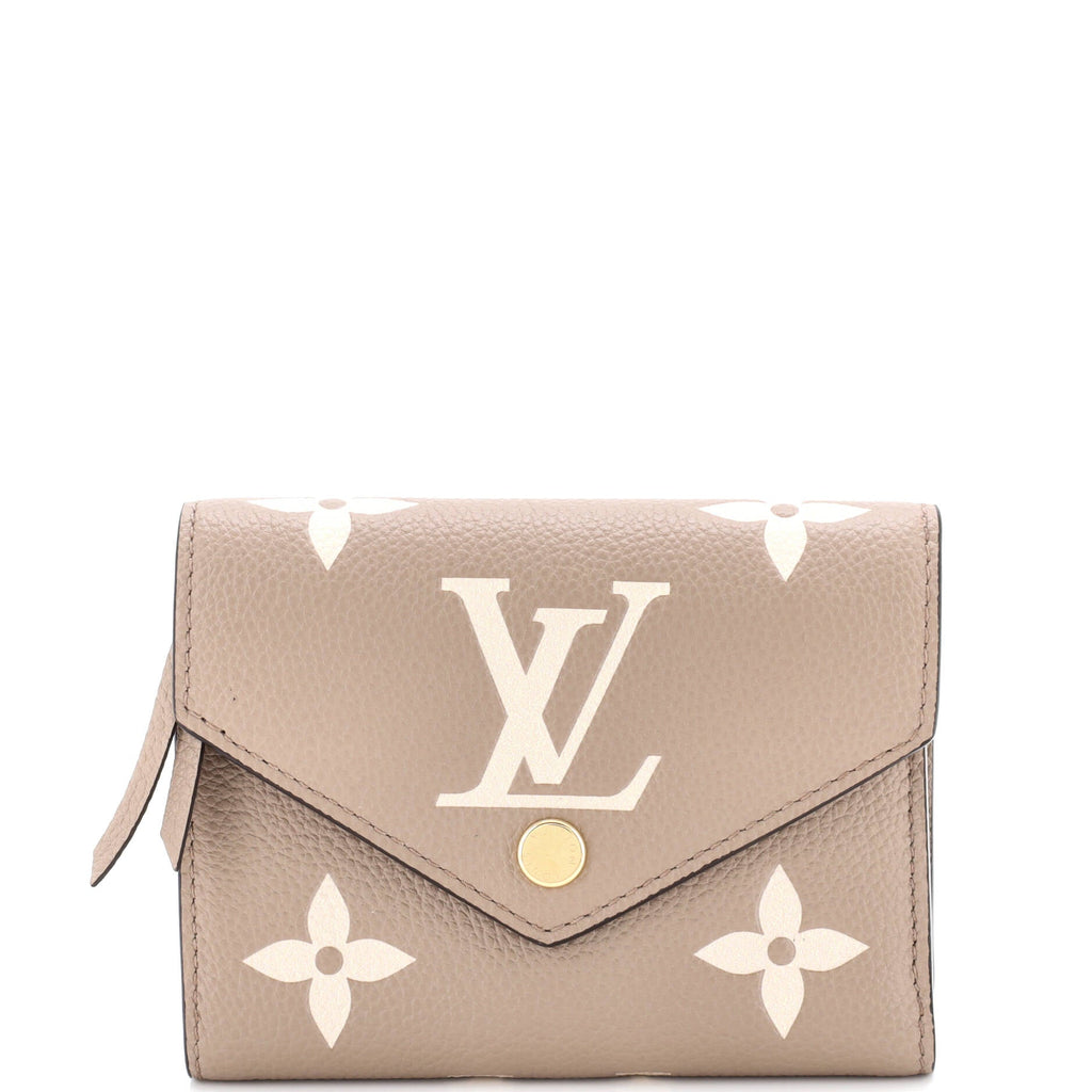 Victorine Wallet Bicolor Monogram Empreinte Giant