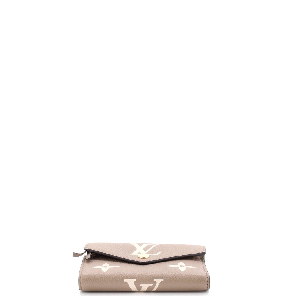 Victorine Wallet Bicolor Monogram Empreinte Giant