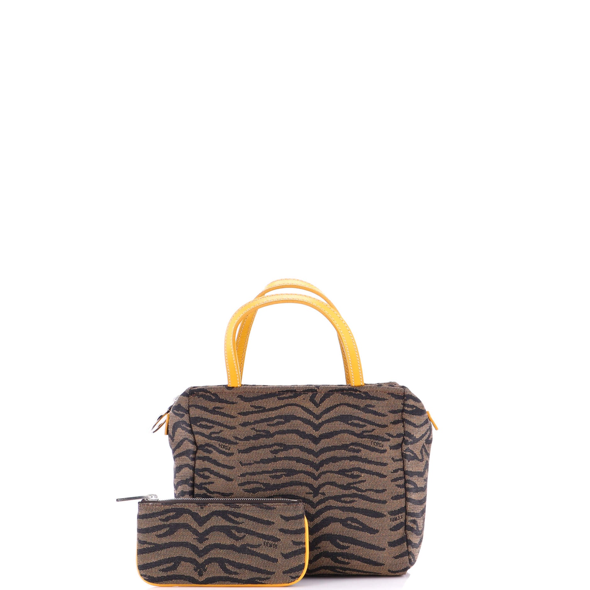 Zip Tote Printed Jacquard
