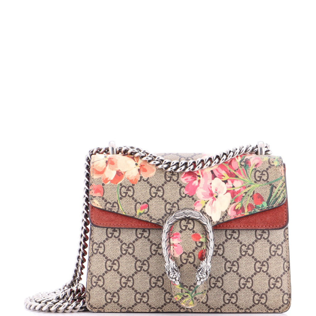 Dionysus Bag Blooms Print GG Coated Canvas Mini