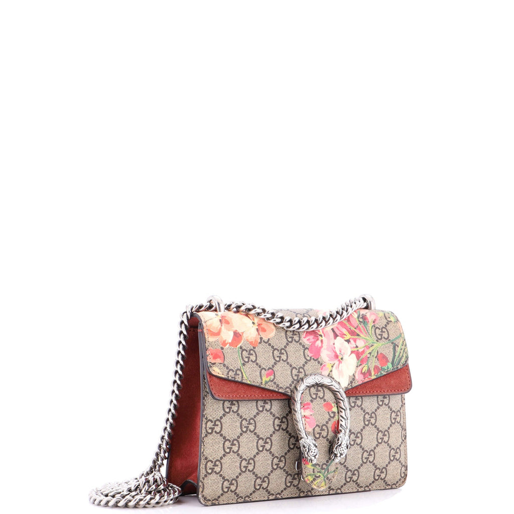 Dionysus Bag Blooms Print GG Coated Canvas Mini