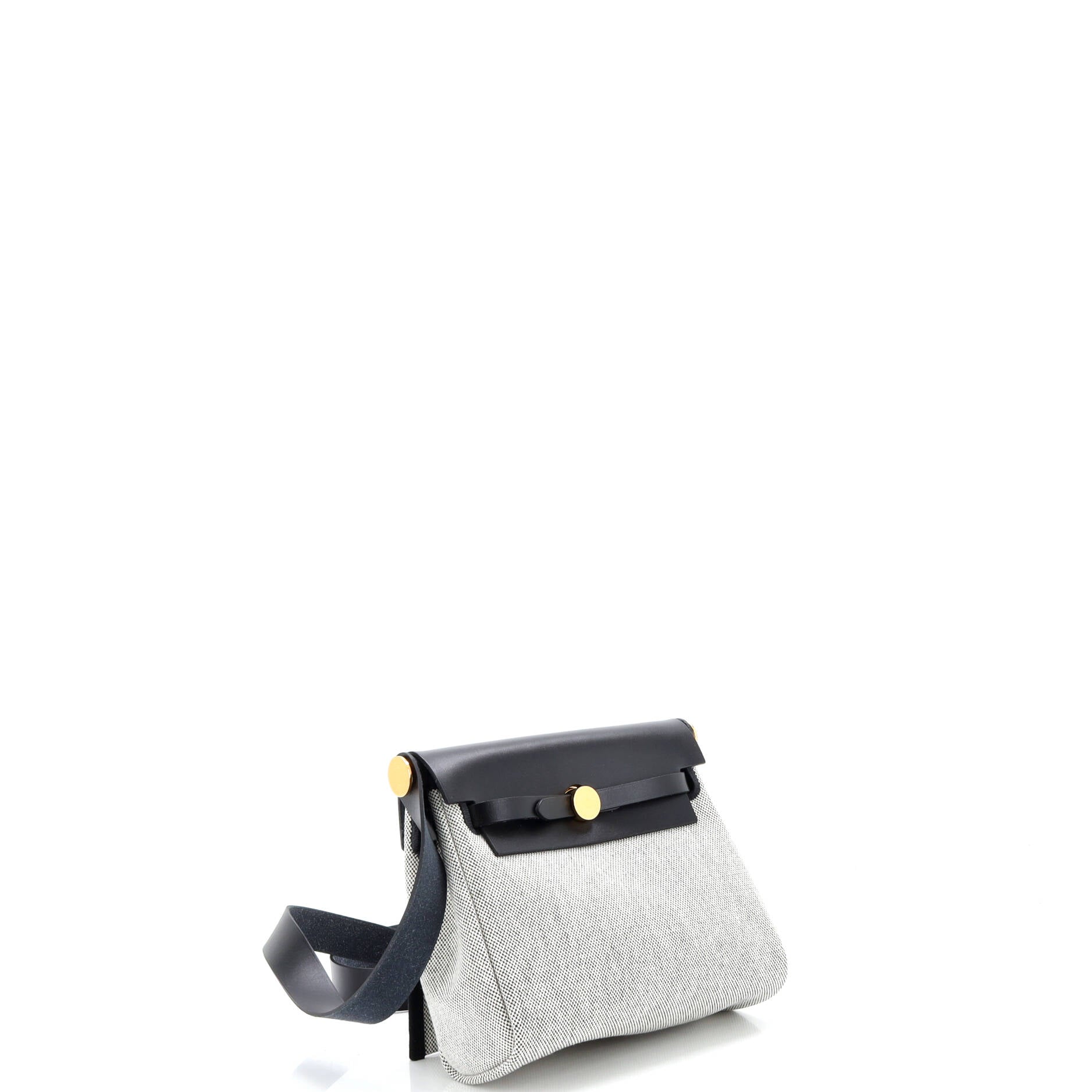 Herbag Zip Toile and Leather 20