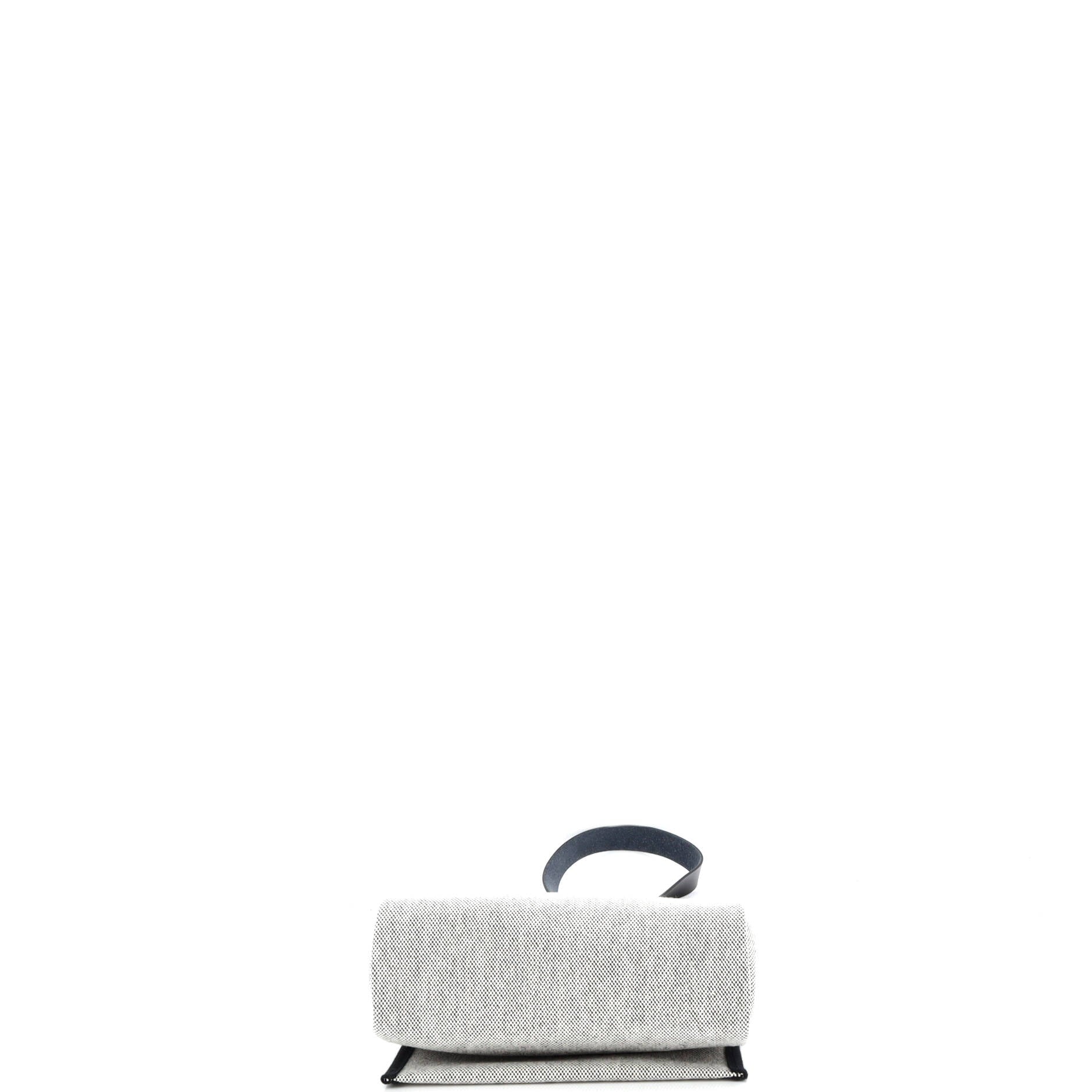 Herbag Zip Toile and Leather 20