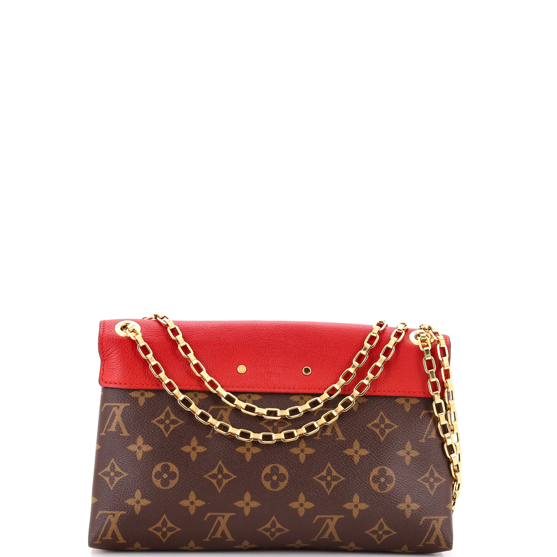 Pallas Chain Shoulder Bag Monogram Canvas and Calfskin