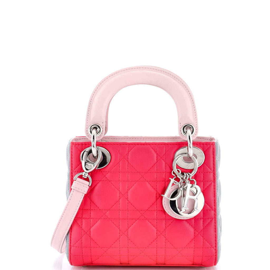 Lady Dior Bag Cannage Quilt Lambskin Mini