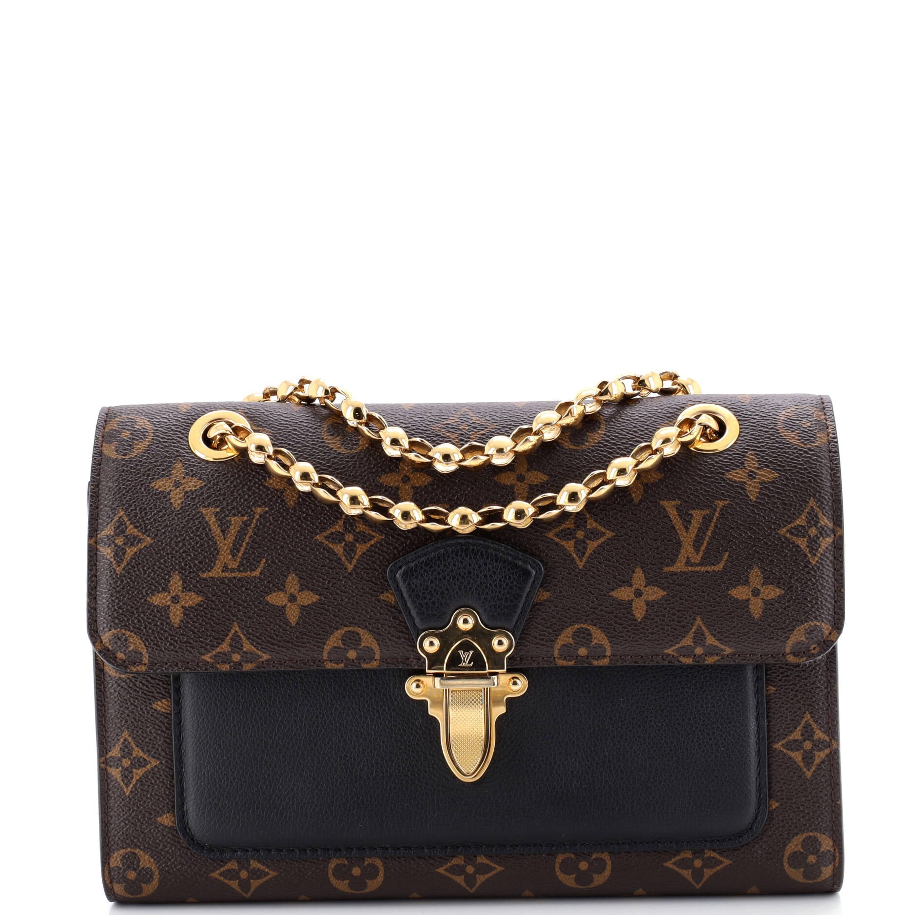 Victoire Handbag Monogram Canvas and Leather
