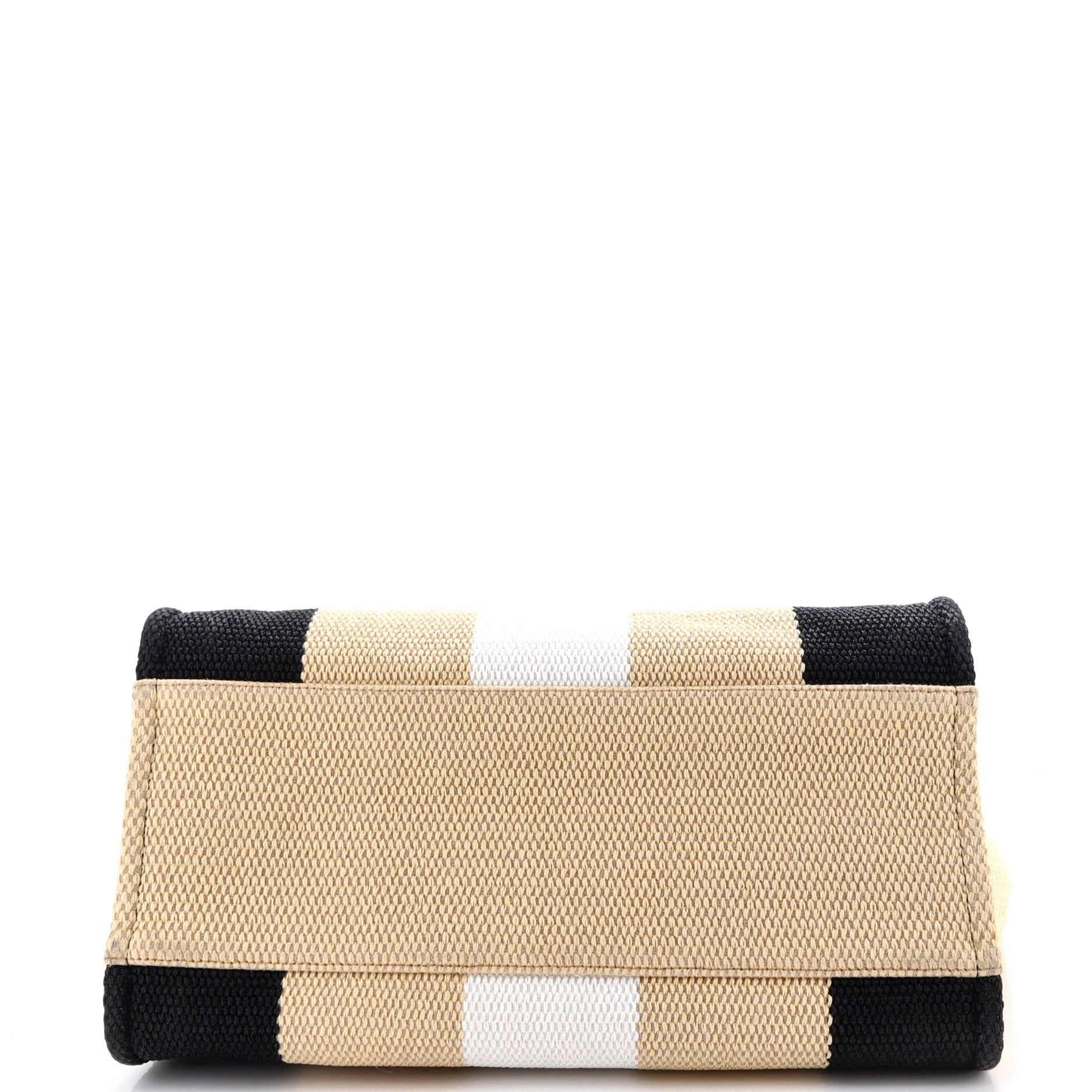 Deauville Tote Striped Viscose Canvas Medium