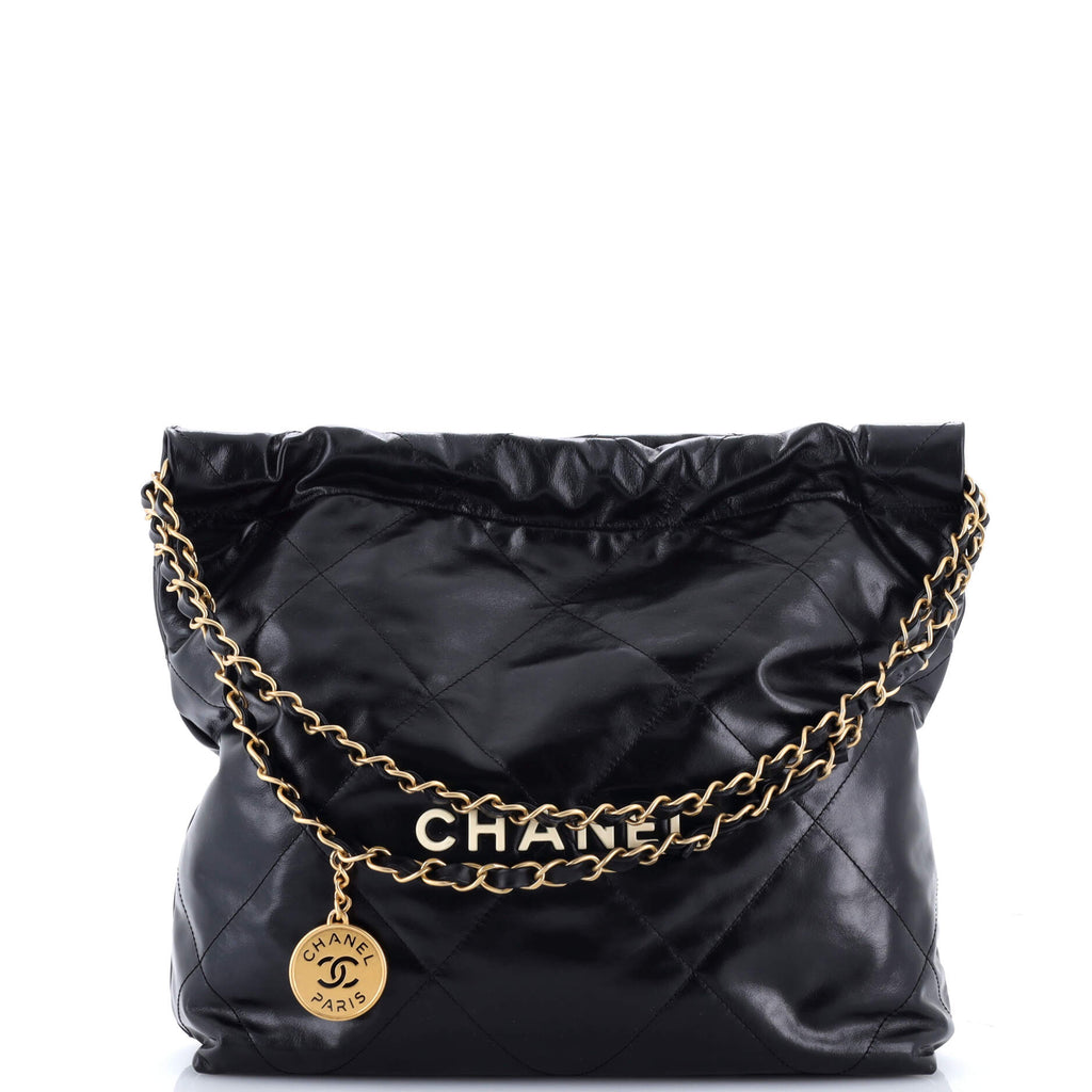 22 Chain Hobo Quilted Calfskin Small