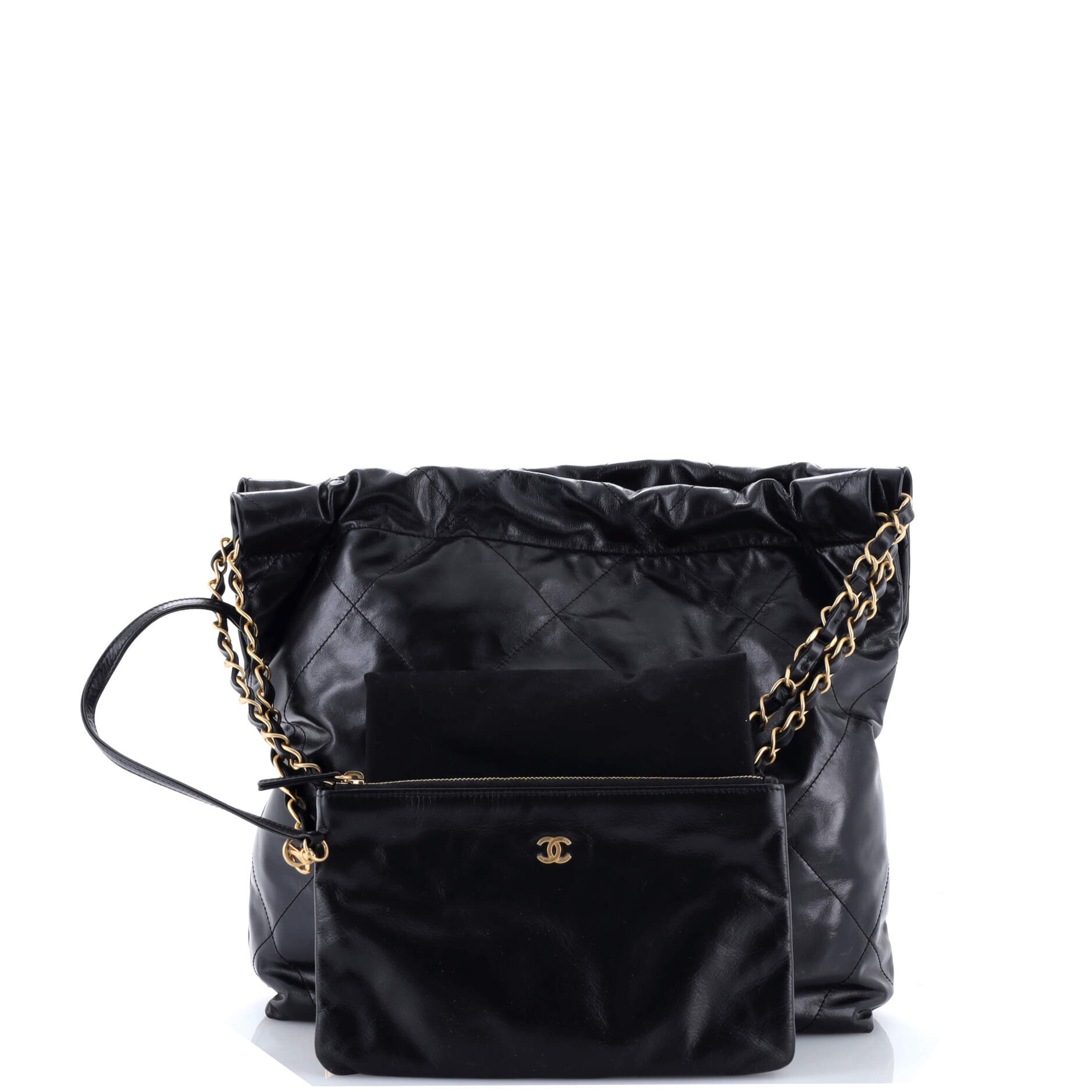 22 Chain Hobo Quilted Calfskin Small