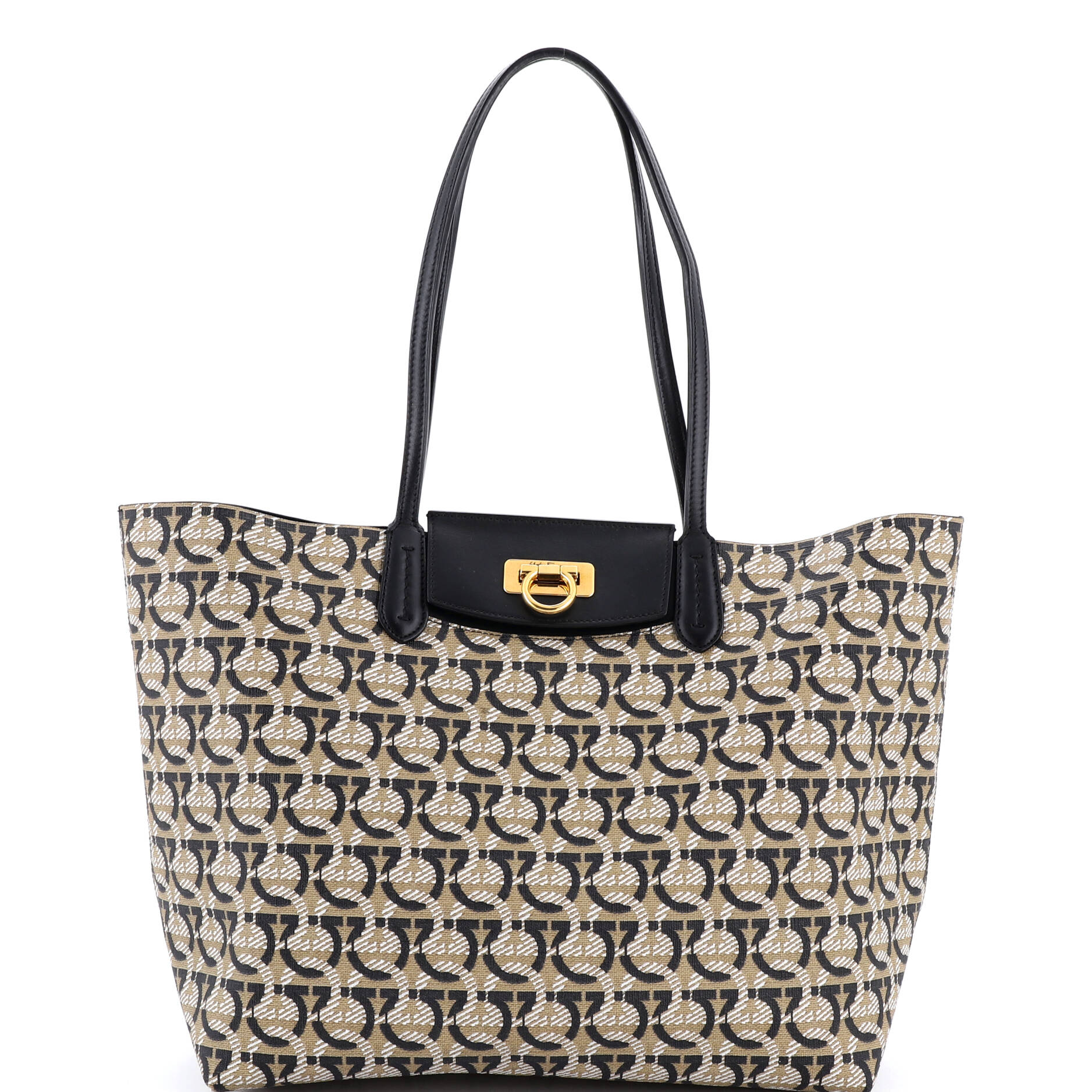 Gancini Travel Tote Gancini Jacquard Medium