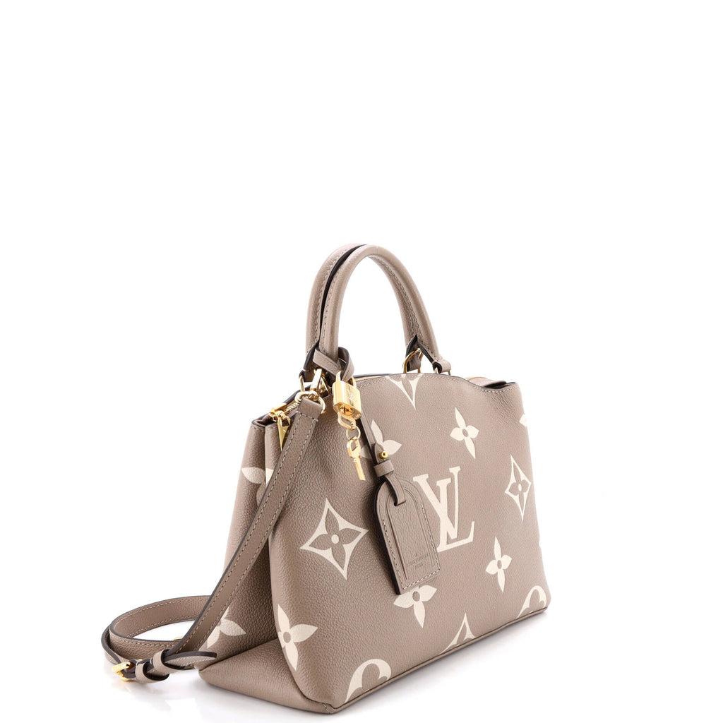 Petit Palais Handbag Bicolor Monogram Empreinte Giant