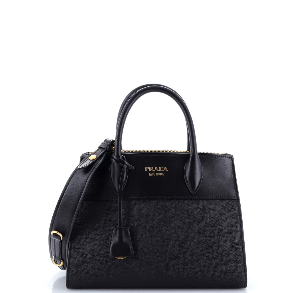 Esplanade Tote Saffiano with City Calf Small