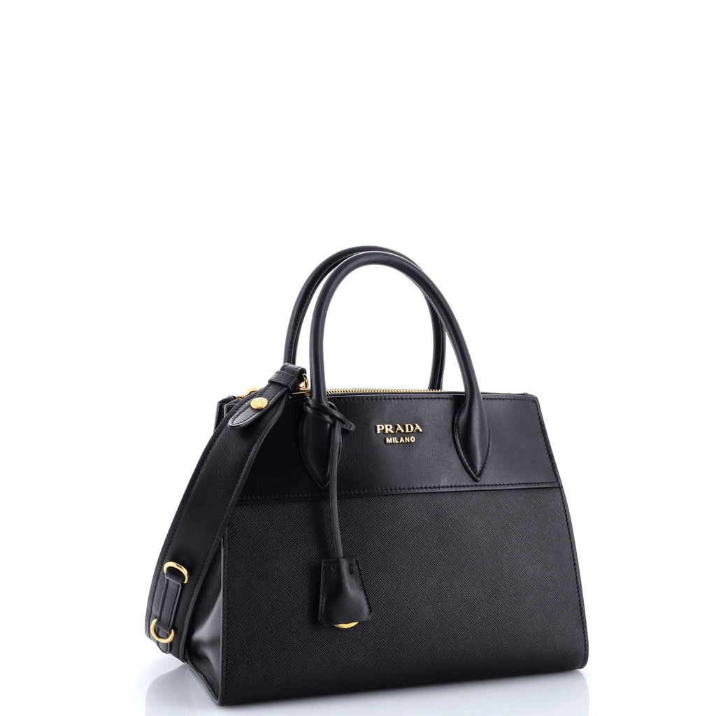Esplanade Tote Saffiano with City Calf Small
