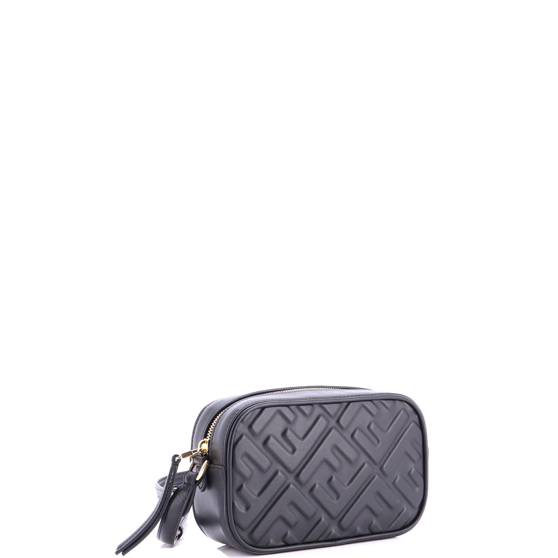 Camera Case Bag Zucca Embossed Leather Mini