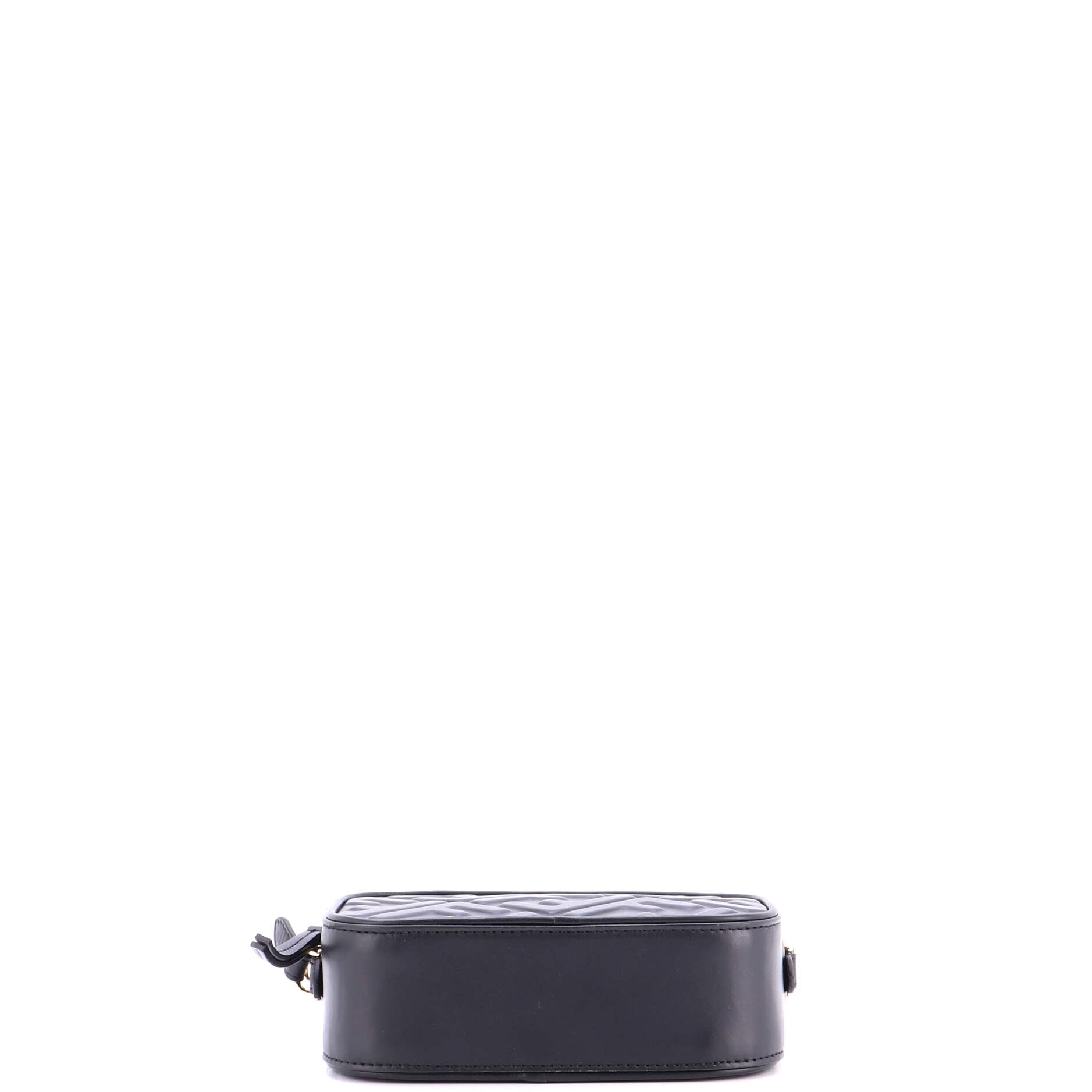 Camera Case Bag Zucca Embossed Leather Mini