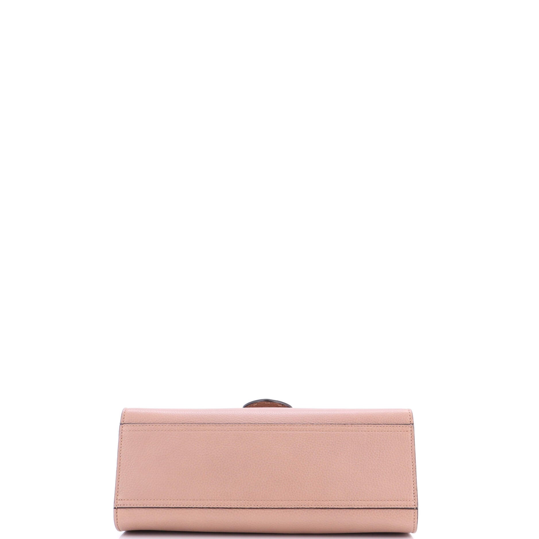 Pearly GG Marmont Top Handle Bag Leather Small